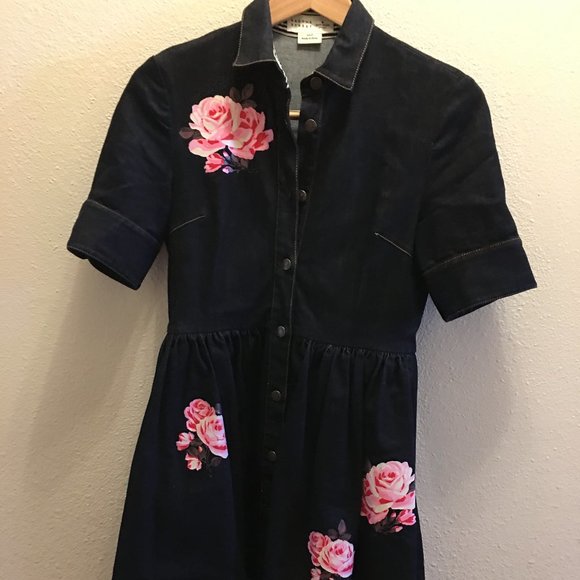 kate spade Dresses & Skirts - Kate Spade Button Up Denim Dress - Sz 2 (P-11)